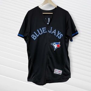 Blue Jays #20 Josh Donaldson Black Base Stitched MLB Jersey S